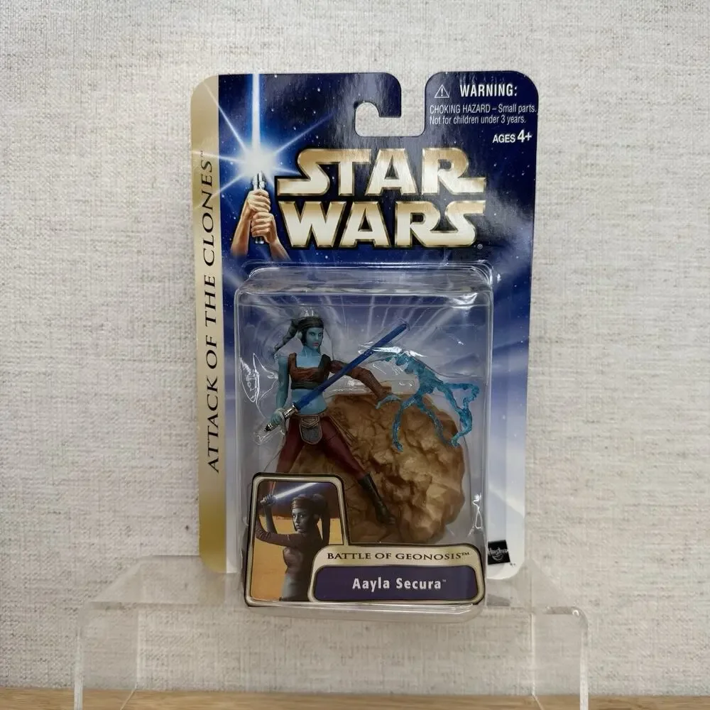 Aayla Secura Star Wars Attack Of The Clones 2003 Hasbro Action Figure NIB